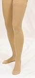 Truform 20-30 mm/hg Thigh High Closed-Toe Hose with Beaded Top
