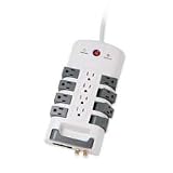 CCS25662 - Rotating Surge Protector,4320 Joules,12 Oultets,6,White