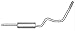 Gibson 619655 Stainless Steel Single Exhaust System