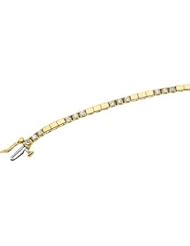 CleverEves 14K Yellow Gold 9 10 Cttw Diamond Bracelet