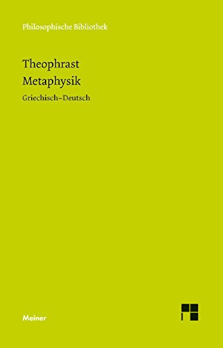 Metaphysik (Philosophische Bibliothek 516) (German Edition)