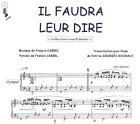 Revue Bourgès (EBR - Editions musicales Bourgès R.)  / Partition : Il faudra leur dire - Piano et paroles