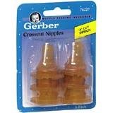 Gerber Cross-Cut Nipples 6-pack