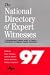 Book The National Directory of Expert Witnesses, 1997