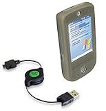 Pharos Traveler GPS 525 FlexiSkin and miniSync Bundle (Future Blue)