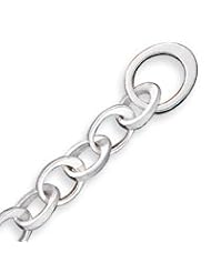 Sterling Silver Fancy Link Bracelet - 8.5 Inch