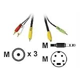 Buy 6ft Value Series Bi-Directional S-Video + 3.5mm Audio to RCA Audio Video Cable