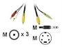6ft Value Series Bi-Directional S-Video + 3.5mm Audio to RCA Audio/Video Cable