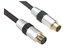 Assembled S-Video Cable, Male / Female, 20.0 ft