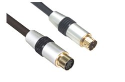 Assembled S-Video Cable, Male / Female, 20.0 ft