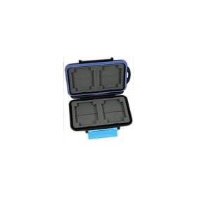 Memory Card Hard Carrying Case(blue) for Sharp camcorder
