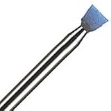 Foredom Ceramcut Blue Stone, Inverted Cone, 120 Grit, 1/8in OD, 3/32in Shank, Blue Ceramic Alum Oxide (Pack of 5)