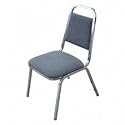 All-Purpose Stack Chairs, 26"x28"x43-3/8", 4/CT, Gray (LLR62509).