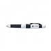 Avery(R) Tripleclick(TM) Multipurpose Writing Instrument, 0.5 mm Pencil, Medium Point 0.7 mm Pen, Stylus, Black/Siver Barrel, Black Ink