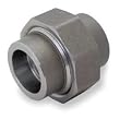 Industrial Grade 1MNU8 Union, 1 1/2 In, Socket Weld, Black Steel