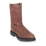 Justin Ladies 10 'Pull-On' Work Boots - Aged Bark by Justin Boots