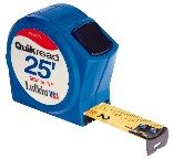 Lufkin 1 Inch X 25 Foot Quikread Power Return Tape