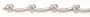 10kt White Gold Diamond Heart Bracelet- DS1203