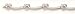 10kt White Gold Diamond Heart Bracelet- DS1203