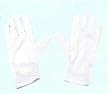 Adult Nylon Costume Gloves (Black or White)