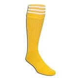 3 Stripe Padded Socks (Yellow/White)