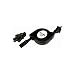Ziplinq ZIP-PWR-NB Retractable Universal Notebook Power Cord (5 feet, Black)