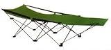 Outdoor Living : Folding steel framed camp bed
