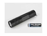 Ansmann Future 1 AA Plus Metalltaschenlampe Cree LED 30 Lumen, 50 m, ca. 5-6h (1x Mignon AA) schwarz