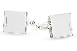 Sterling Silver Polished Locket Cufflinks
