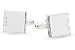 Locket Cufflinks: Sterling Silver Polished