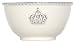 Majolica Ceramic Pottery Crown Cereal Bowl White 5.5" D Set / 2