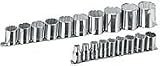 Armstrong 15-545 19pc 1/2 Drive 12pt Fractional Socket Set