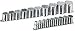 Armstrong 15-545 19pc 1/2 Drive 12pt Fractional Socket Set