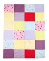 My Julius 9590810602 - Patchworkplaid Strawberries, Größe: circa 115 x 175cm