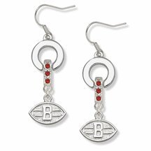 Cleveland Browns MVP Crystal Earrings