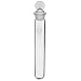 Kimble Kimax Borosilicate Glass Round Bottom Glass-Stoppered Test Tube, Clear