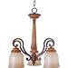 Maxim Lighting - 11412WSMC : Savannah 3-Light Chandelier - Malacca Crackle