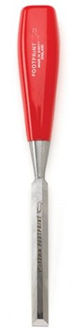 Footprint 85 Series 120266 1/2-Inch Red Acetate Handle Wood Chisels