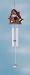 Wood Love Nest Birdhouse Wind Chime