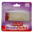 The Doctor's Brushpicks Toothpicks 60 Pick's (Pack of 12)