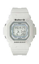 Casio Women’s BG5600WH-7 Baby-G White Shock Resistant Digital Sport Watch