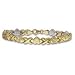 Reversible 10K Hugs & Kisses Bracelet