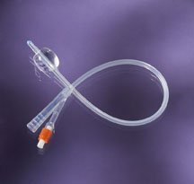 ^100% Silicone Foley Catheters - 5cc balloon - 16Fr Min.Order is 1 CS ( 10 Each / Case; )