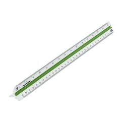 Rumold Dreikantma�stab 150/150KE/1/30 30 cm wei� Kunststoff architect 1
