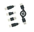 Sharper Image Universal Retractable USB Cable Kit Sharper Image Universal Retractable USB Cable Kit