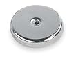 Industrial Grade 3DXX9 Round Base Magnet, 48 Lb, 1.4 In Dia