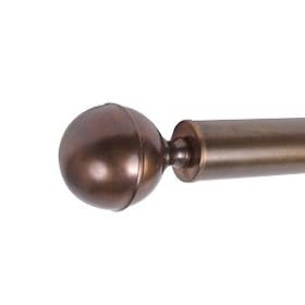 Curtain Rod and Finials 5' x 2 Diameter