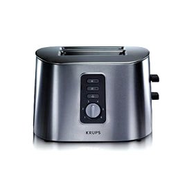 Krups TT6170 Stainless-Steel 800-Watt 2-Slice Toaster