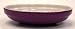 Ceramic Wide Rim Cat Dish 6.25" Purple
