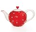 Hearts Galore Collectible Ceramic Teapot